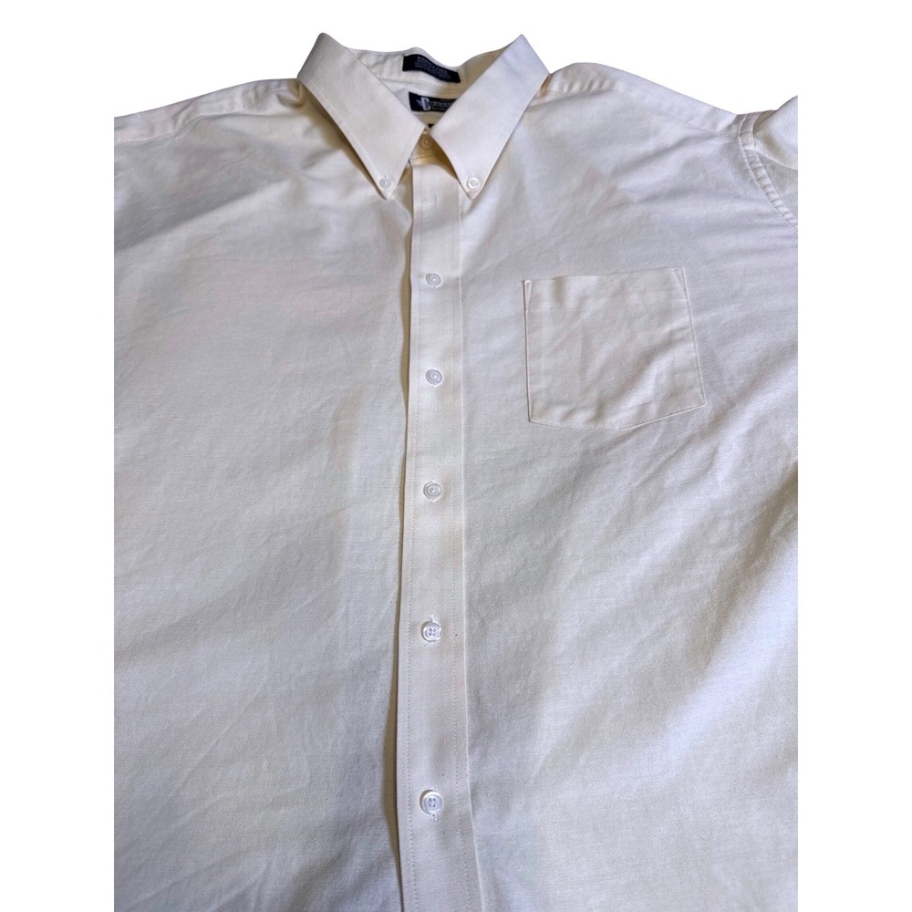 Dahles Specialty Size Mens Tall Wrinkle‎ Free Cotton Oxford Dress Shirt 22 /38